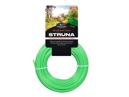 Struna do sekačky hvězda 1,65mmx15m