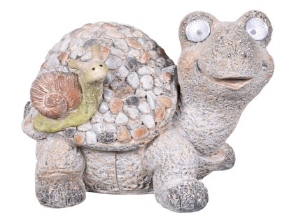 Želva solární cementová 23x16x16cm