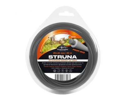 Struna do sekačky PROFIDUO kulatá 2,4mmx20m