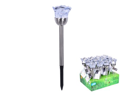 Světlo solární LOTOS FLOWER 8x8x36cm/LED/