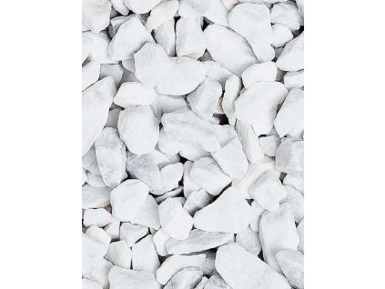 Mramor drcený Carrara 8 - 12 mm 20 kg / pytel
