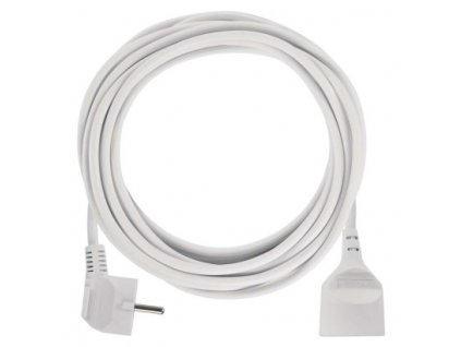 Prodlužovací kabel – spojka, 7m, bílý