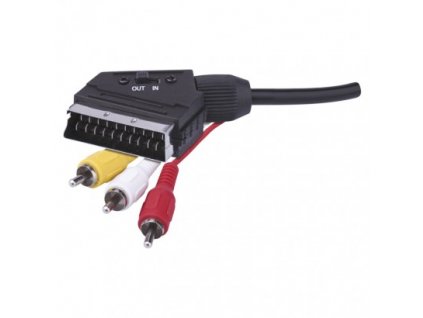 AV kabel SCART - 3x CINCH 1,5m