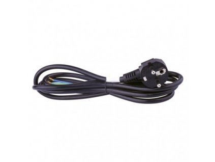 Flexo šňůra PVC 3× 0,75mm2, 2m, černá