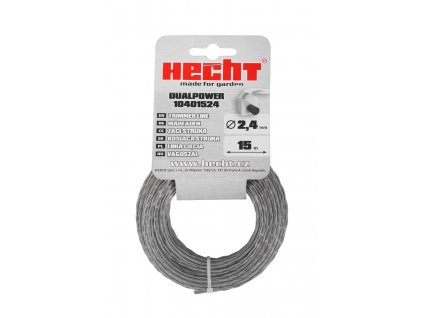 HECHT 10401524 - struna čtvercová 2,4 mm x 15 m