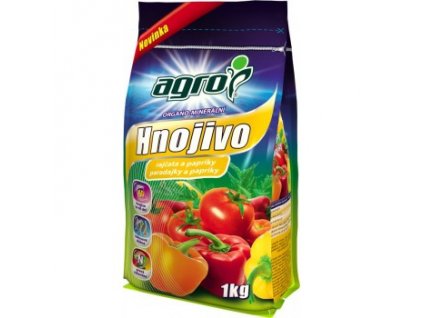 AGRO Organominerální hnojivo rajčata a papriky 1 kg