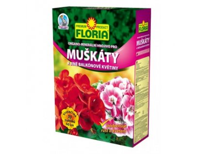 FLORIA Organominerální hnojivo pro muškáty 2,5 kg