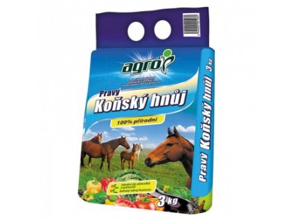 AGRO Koňský hnůj 3 kg