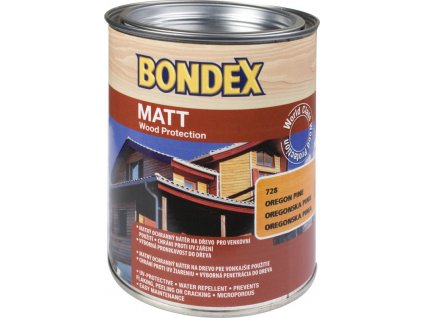 Bondex MATT lazura - OREGONSKÁ PINIE - 0.75 L