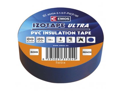 Izolační páska PVC 15mm / 10m modrá