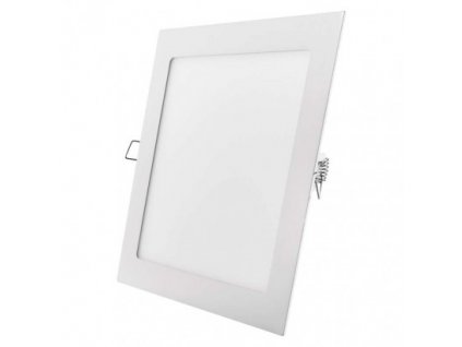 LED panel 220×220, čtvercový vestavný bílý, 18W teplá bílá