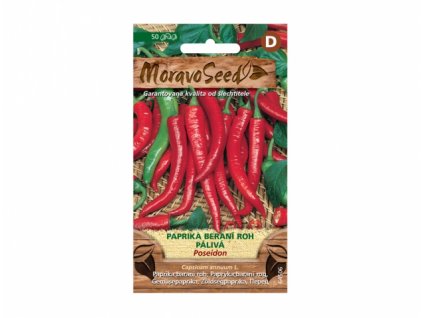 Paprika zeleninová POSEIDON, typ beraní roh, pálivá 64506