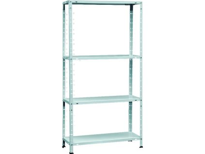Kovový regál PRIME, 1500x750x300 mm - bílý