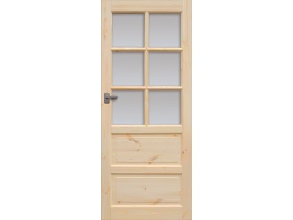 Interiérové dveře ILAWA Masiv - sklo 6S - 80 cm / tvrzené sklo
