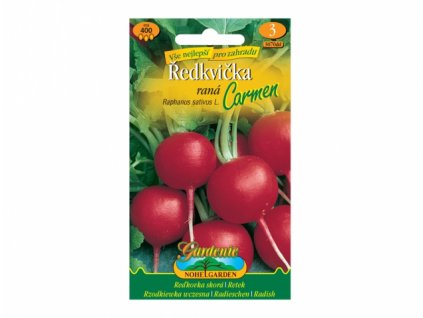 Ředkvička raná CARMEN, kulatá červená