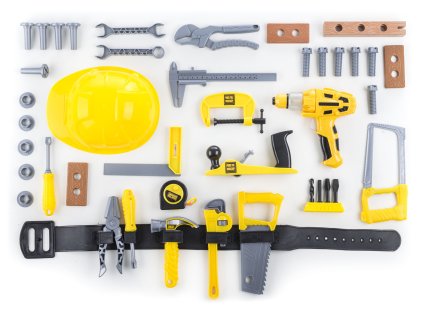 DELUXE TOOLS G21 - Sada dětského nářadí - 44 dílů