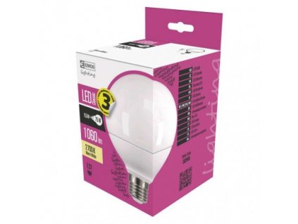 LED žárovka Classic Globe 11,5W E27 teplá bílá