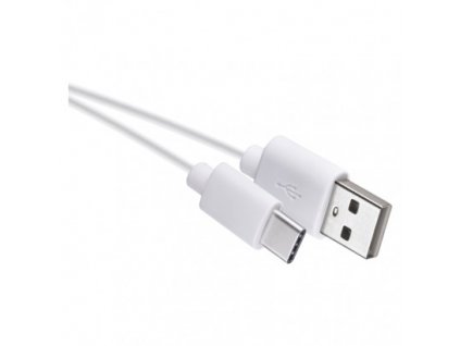 USB kabel 2.0 A/M - C/M 0,2m bílý