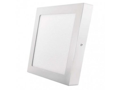 LED panel 225×225, čtvercový přisazený bílý, 18W teplá bílá
