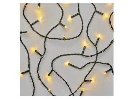 LED vánoční řetěz, 8,4 m, 3x AA, venkovní i vnitřní, teplá bílá, časovač