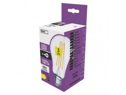 LED žárovka Filament A67 11W E27 neutrální bílá