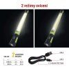 COB LED nabíjecí prac. svítilna P4545, 1000 lm, 2600 mAh