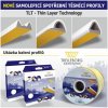 Samolepící TLT těsnění - P Profil - 6m - hnědé