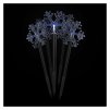 LED vánoční zapichovací vločky, 30 cm, 3x AA, venkovní i vnitřní, studená bílá, časovač