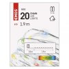 LED vánoční nano řetěz, 1,9 m, 2x AA, vnitřní, multicolor, časovač