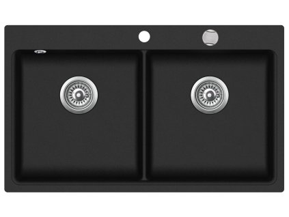 Granitový dřez dvojitý  860 x 510 mm typ W-DB