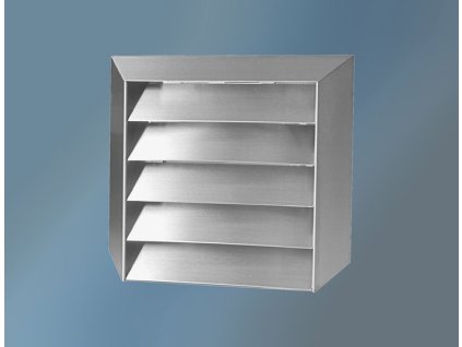 Větrací mřížka, kruhové připojení, nerez, ø 125 mm
