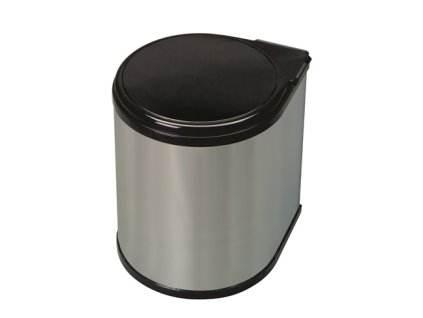 Kulatý kovový odpadkový koš 13l typ Rondo