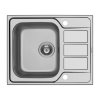 Nerezový dřez 620 x 500 mm typ Athena 1