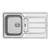 Nerezový dřez 860 x 500 mm typ Athena 4