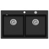 Granitový dřez dvojitý  860 x 510 mm typ W-DB