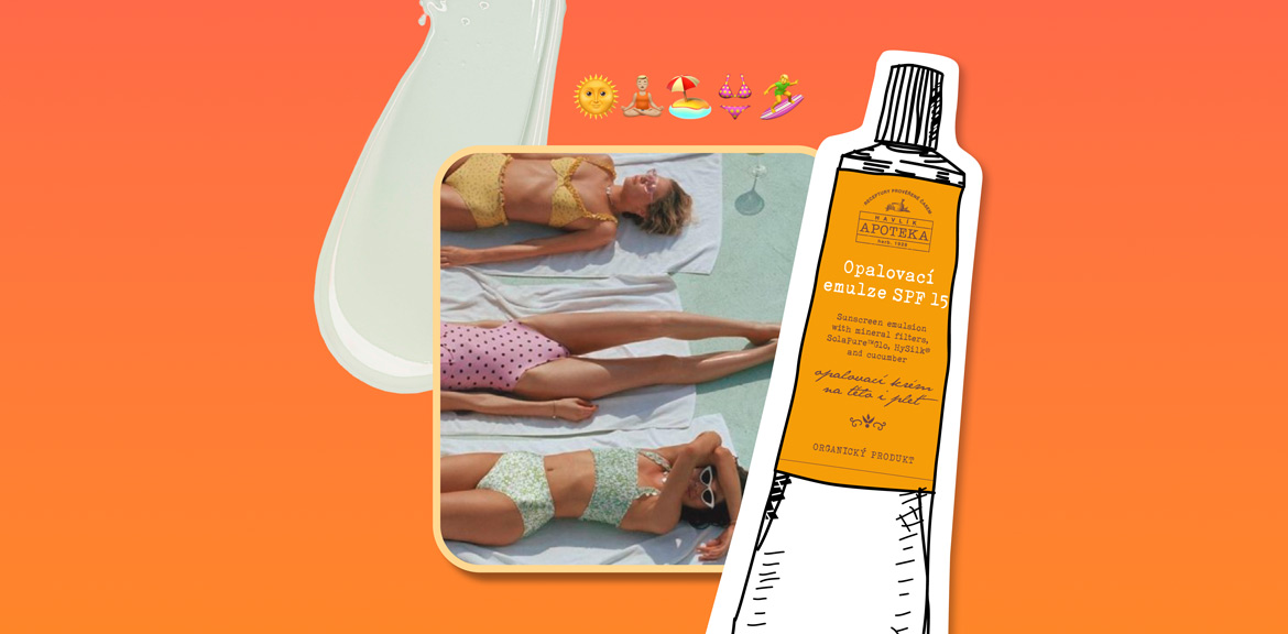 Novinka: Opalovací emulze SPF 15 pro účinnou ochranu