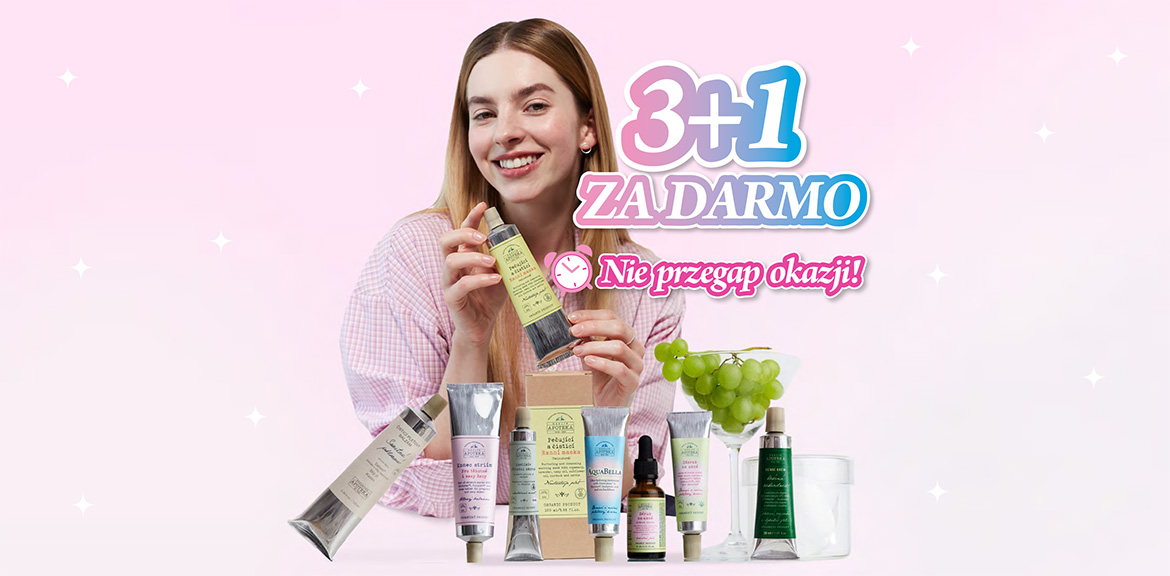 3+1 za darmo, wybierz pielęgnację twarzy i ciała