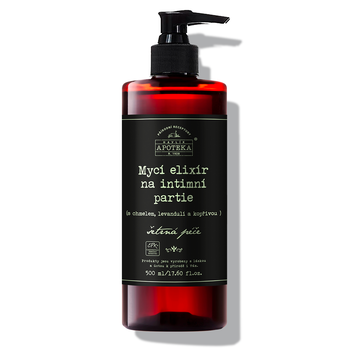 Havlíkova apotéka Mycí elixír na intimní partie Velikost: 500 ml
