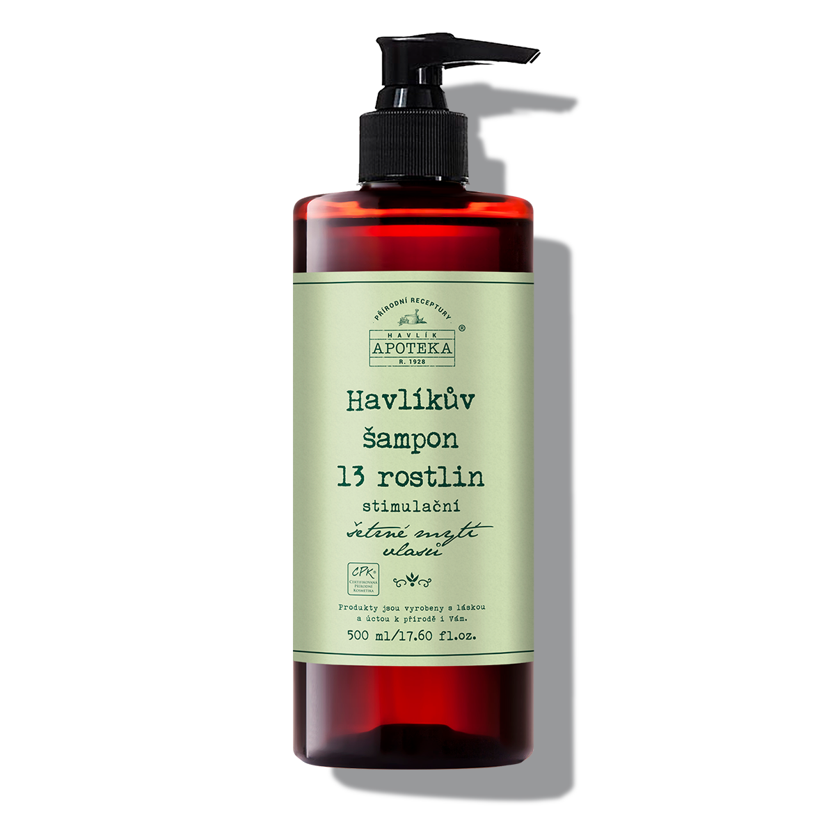 Havlíkova apotéka Havlíkův šampon 13 rostlin Velikost: 500 ml