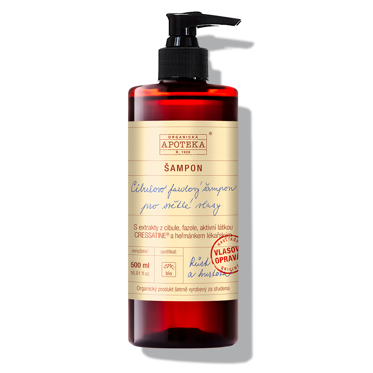 Havlíkova apotéka Cibulovo fazolový šampon na světlé vlasy Velikost: 500 ml