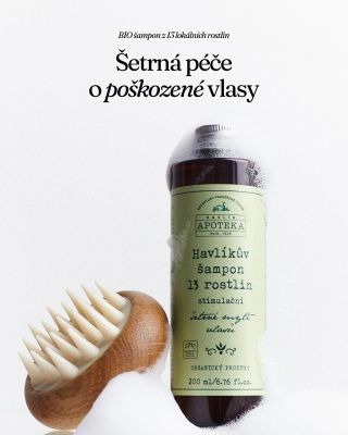 Poznej Havlíkův šampon 13 rostlin 💚 ✨ Málo pěnivý BIO šampon z 13 lokálních rostlin ✨ Silně regeneruje ✨ Zabraňuje...