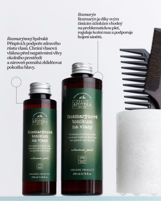 Poznej Rozmarýnové tonikum na vlasy 🌿 Péče o vlasy inspirovaná přírodou 🫶🏻 Rozmarýnové tonikum posiluje vlasy od kořínků,...