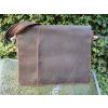 Velká kožená crossbody taška s popruhem Beast