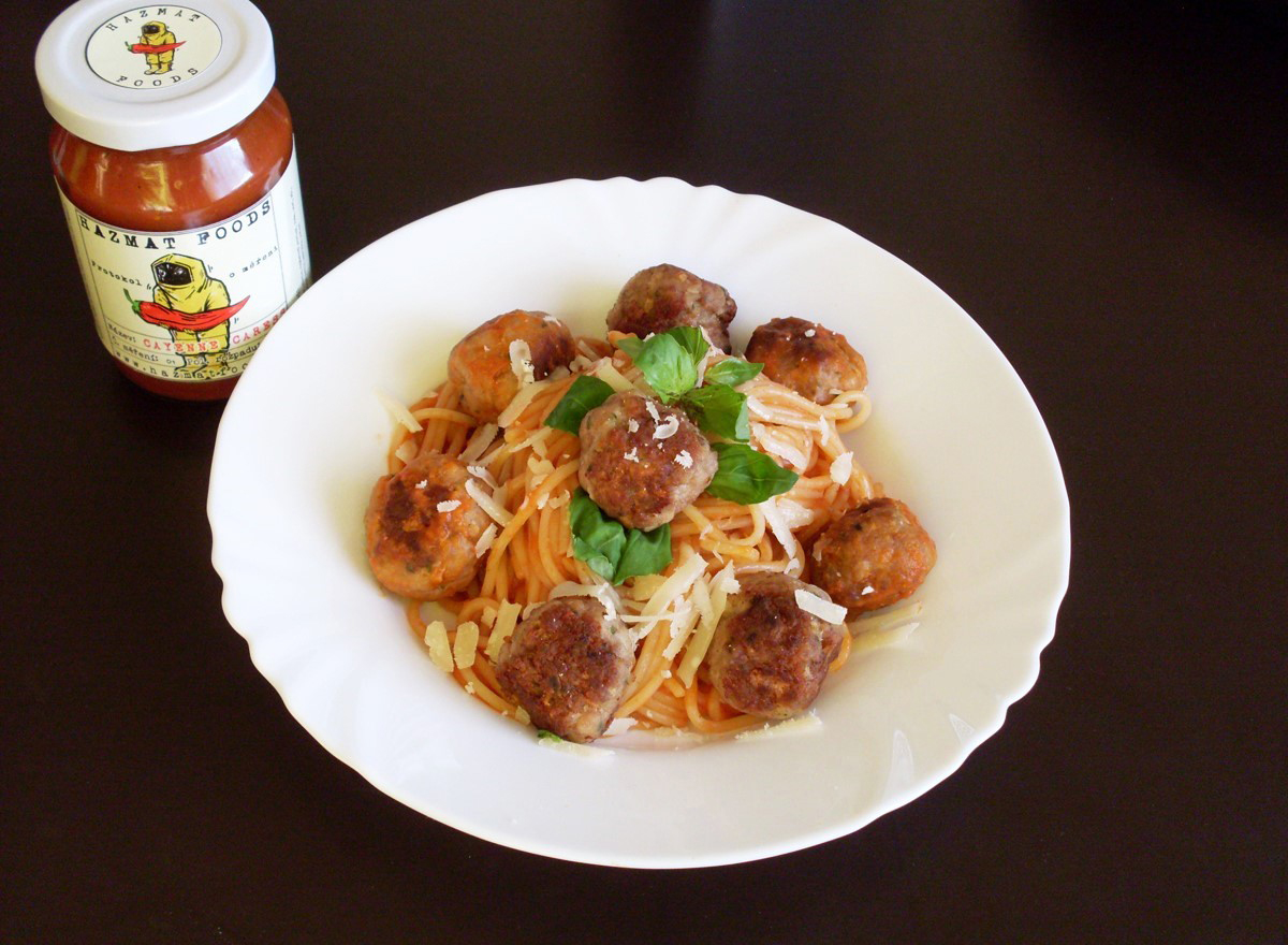 Spaghetti & meatballs s Pyro d'Italia