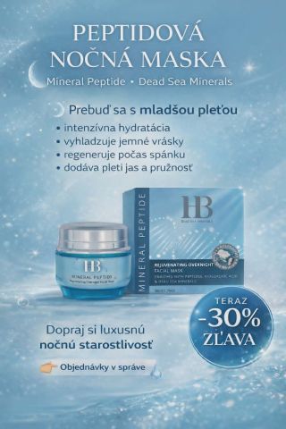 🌙Prebuď sa s mladšou pleťou • intenzívna hydratácia • vyhladzuje jemné vrásky • regeneruje počas spánku • dodáva pleti jas...