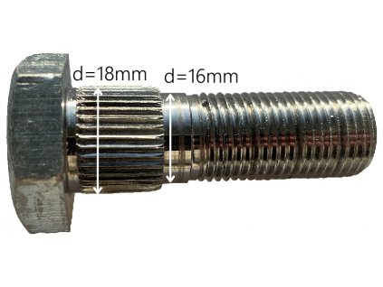 Šroub M16x1,5 redukovaný d18-d16