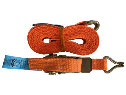 Upínací popruh s ráčnou 5 m, 1000 kg, 25 mm (kurtna 1T/5m/25mm)