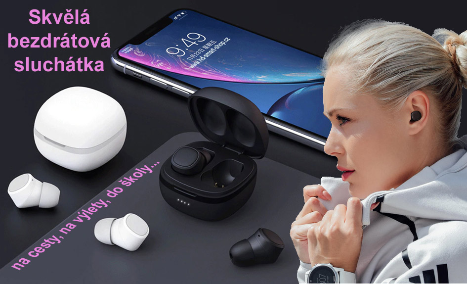 Bezdrátová sluchátka TWS