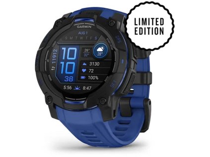 Garmin Instinct 3 45mm AMOLED Black/Bolt Blue