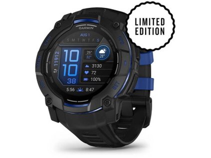 Garmin Instinct 3 50mm AMOLED Black/Bolt Blue